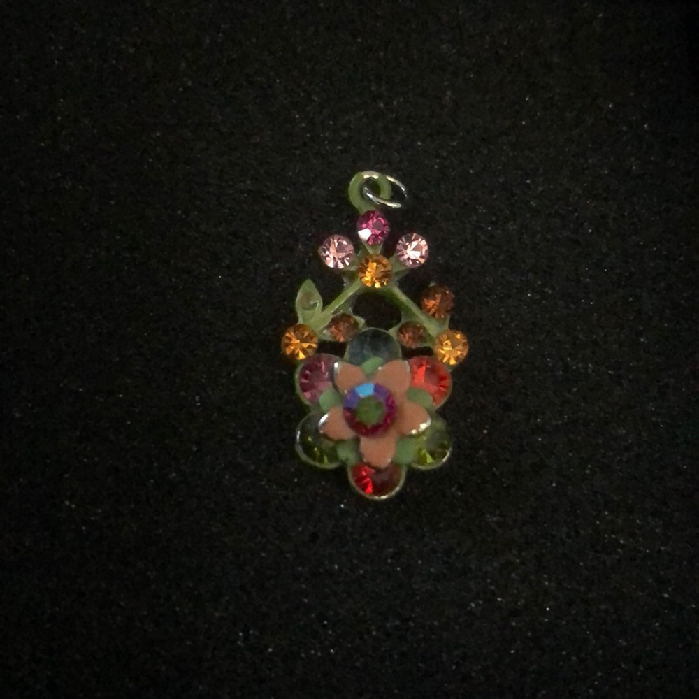 Gorgeous Colorful Flower Pendant